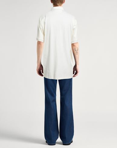 Man Polo shirt Cream Size XXL Cotton
