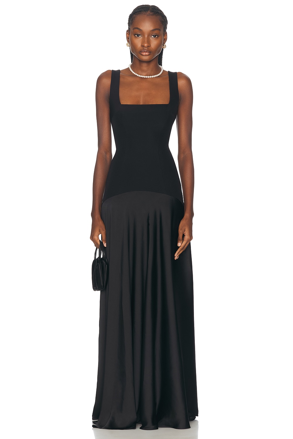 L'Academie Sidney Gown in Black