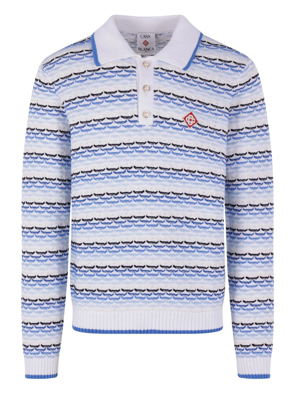 Classic Long Sleeve Cotton Polo for Men