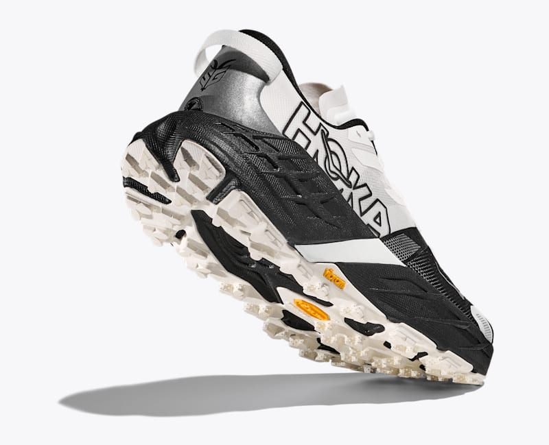 HOKA Women's Speedgoat 7 Shoes in Black/White