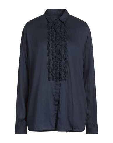 Woman Shirt Navy Size M Cotton