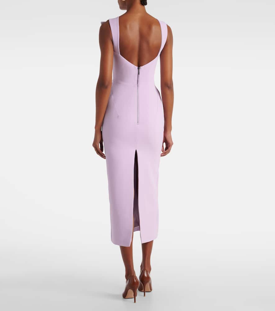 Singular open-back cocktail dress