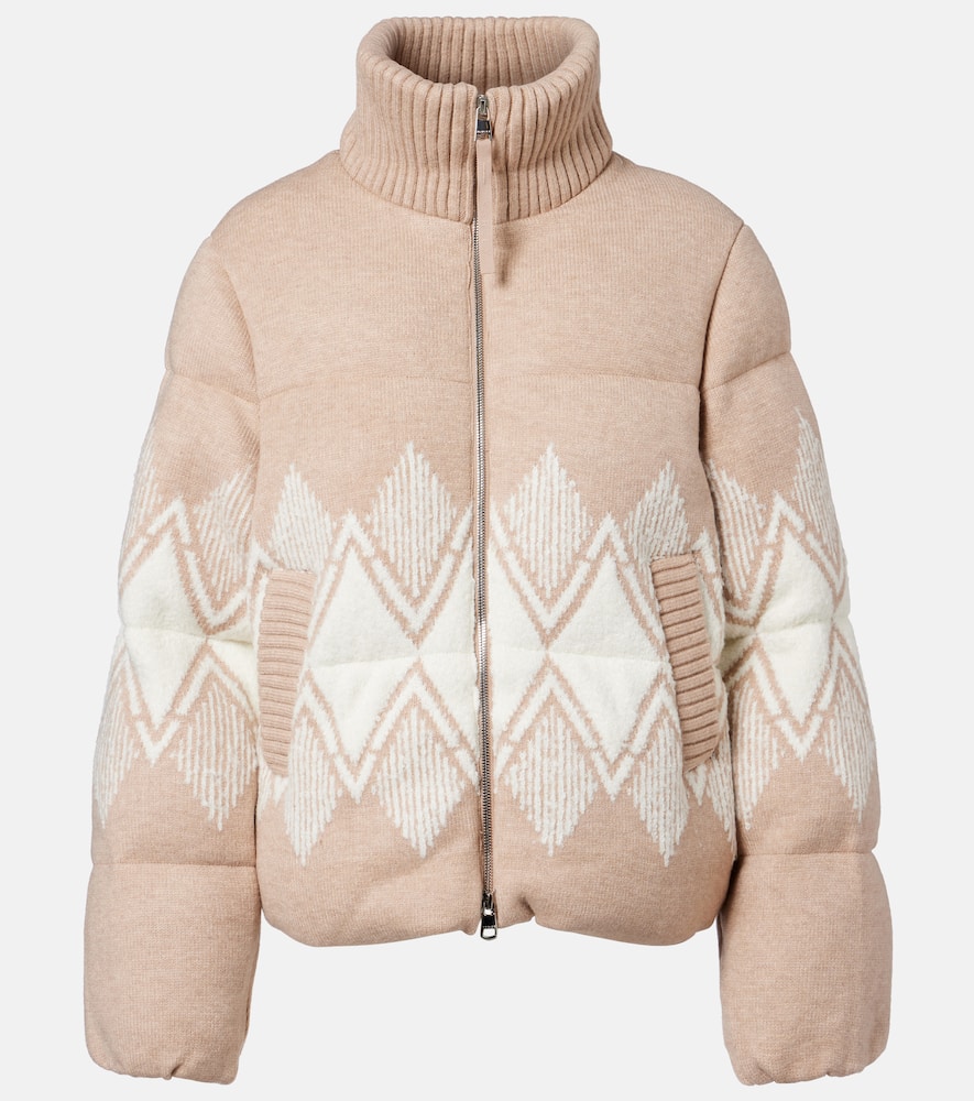 Belinda knitted puffer jacket