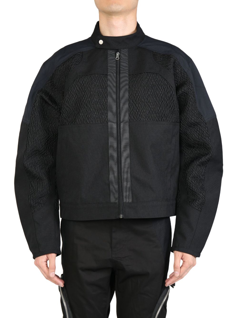 Motorcycle logo jacket - Black