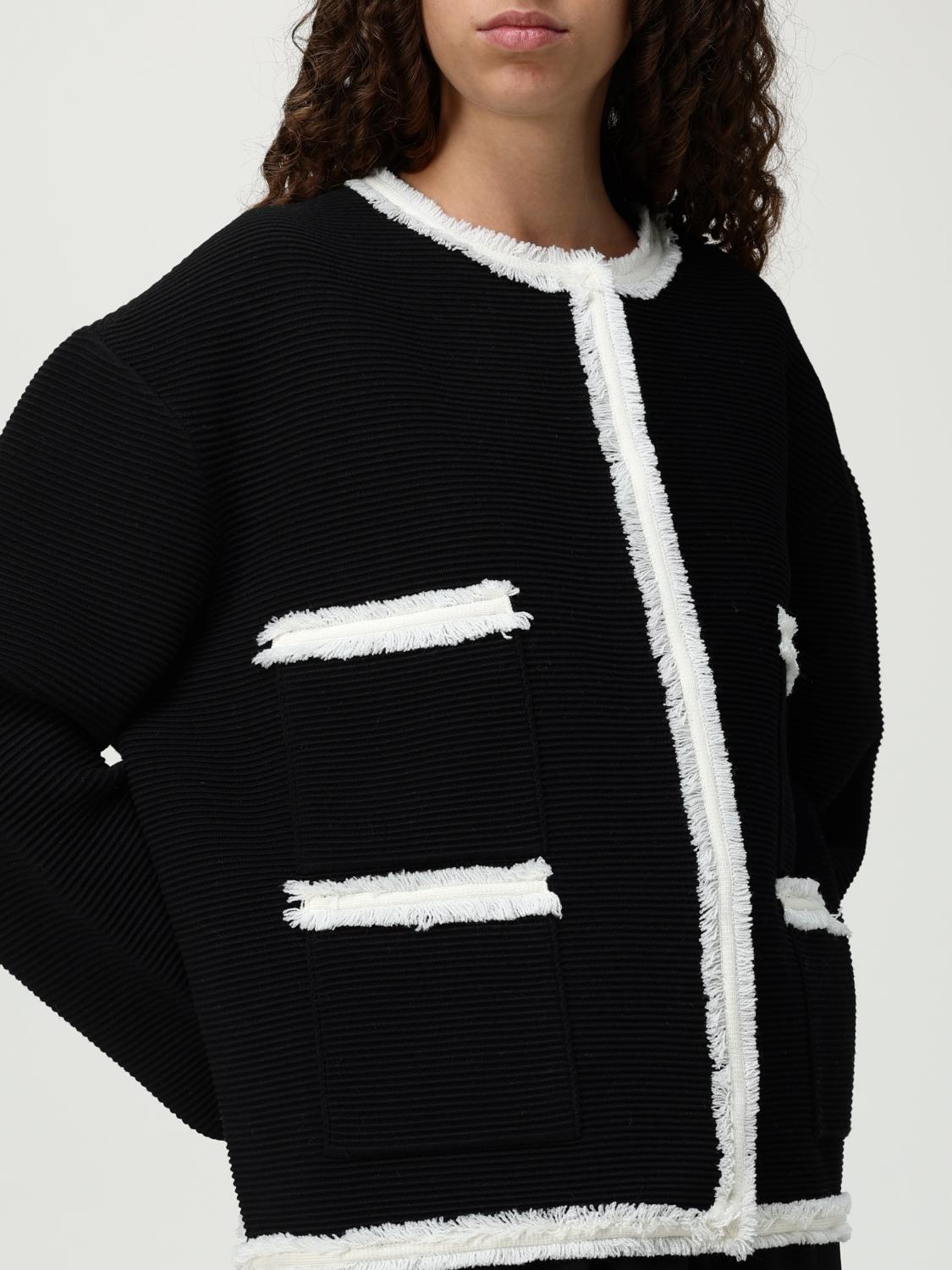 Ottomam fringed-detail jacket - Black
