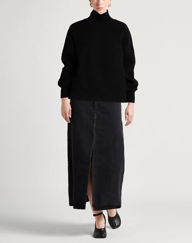 Woman Turtleneck Black Size XL Virgin Wool