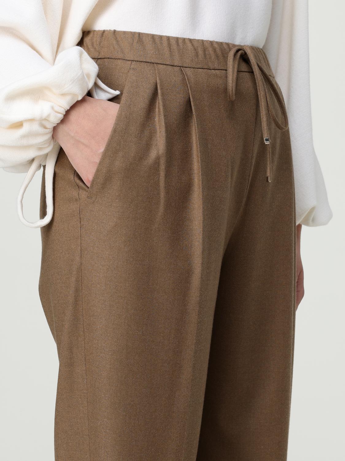 Pants Woman color Brown