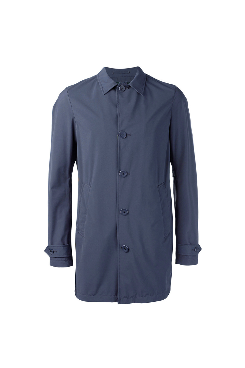 Nylon Coat — Navy