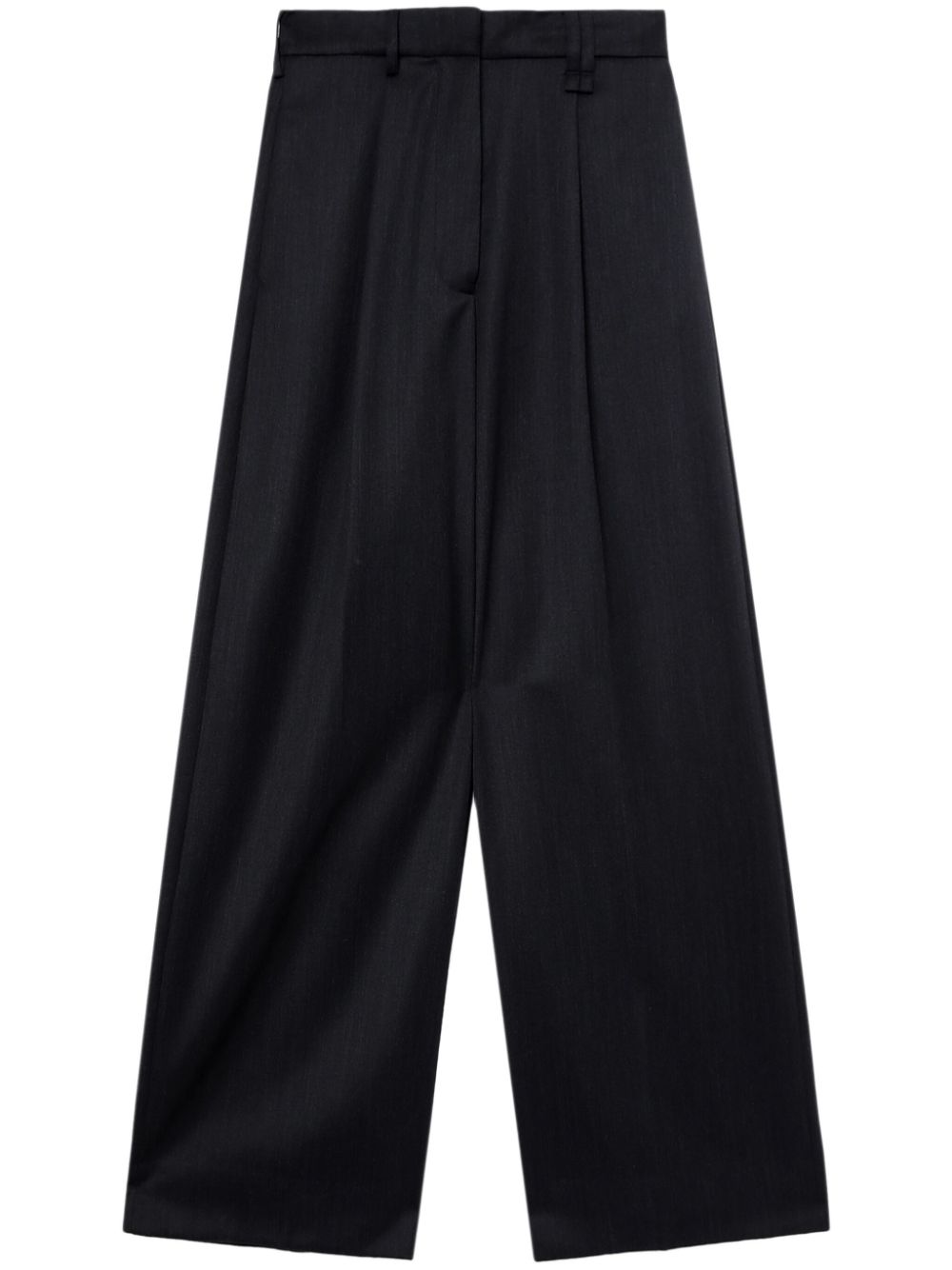 Cropped tailored trousers - Grey