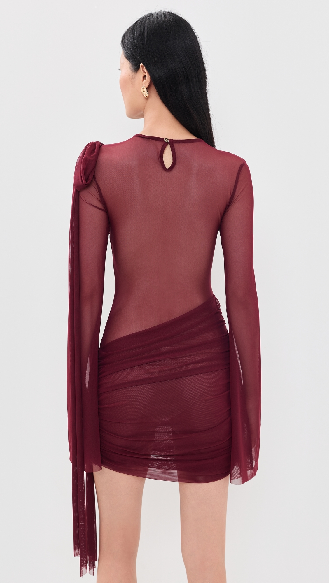 Marissa Mini Dress Burgundy