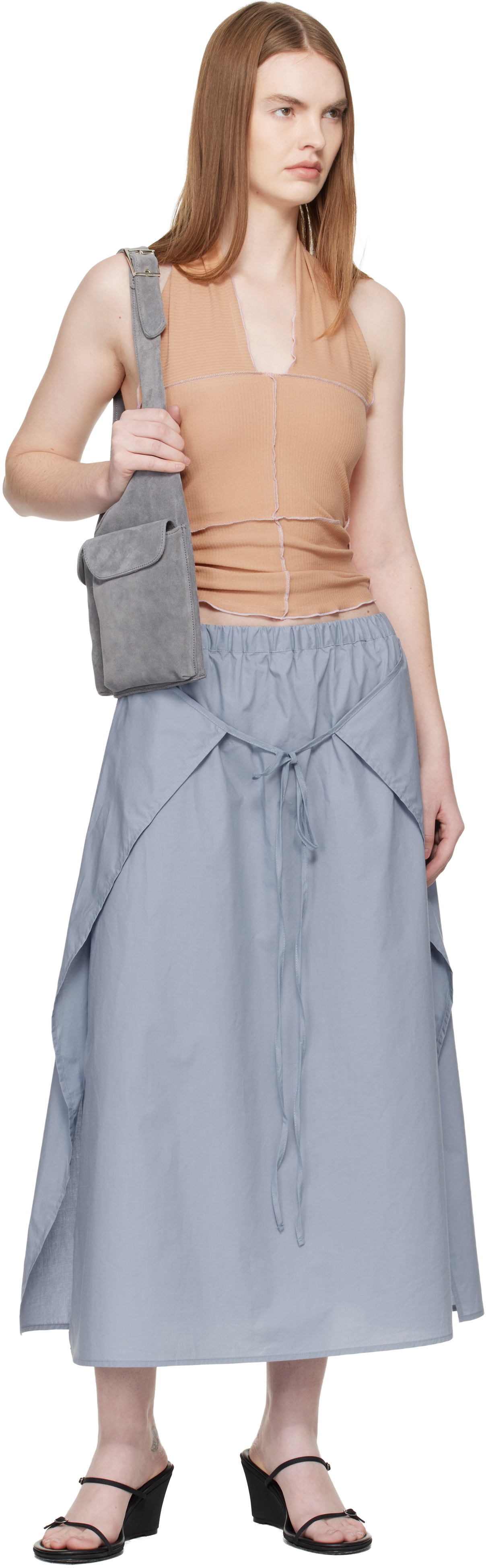 Tan Cinder Halter Top