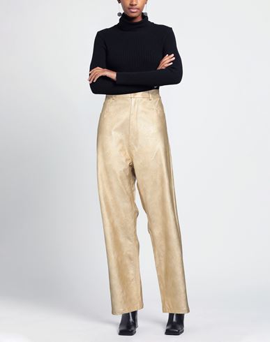 Woman Pants Gold Size 8 Viscose
