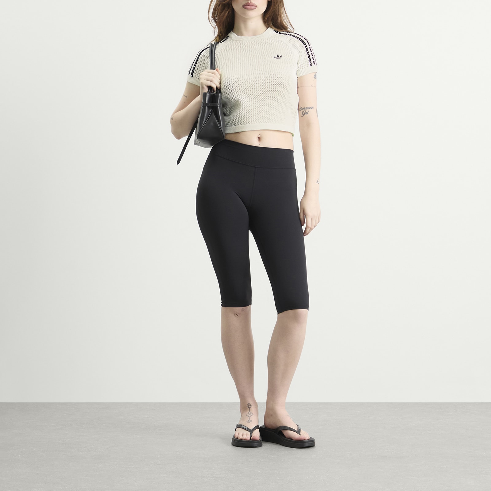 Women's Crochet T-Shirt Off White