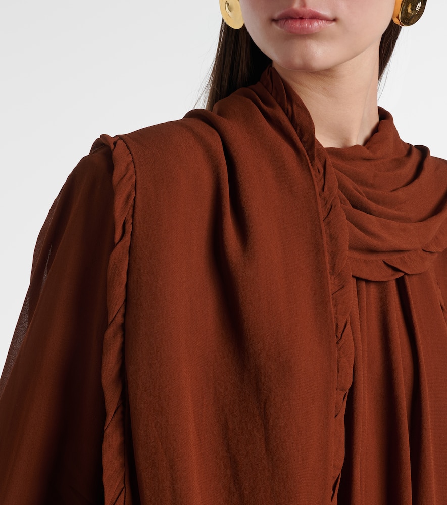 Sheer Twist georgette blouse