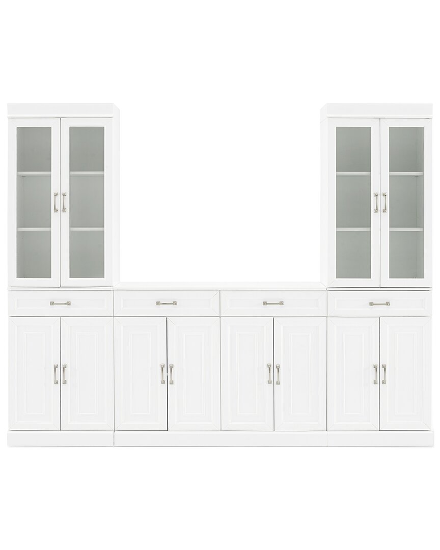 Furniture Stanton 3Pc Sideboard And Glass Door Pantry Set