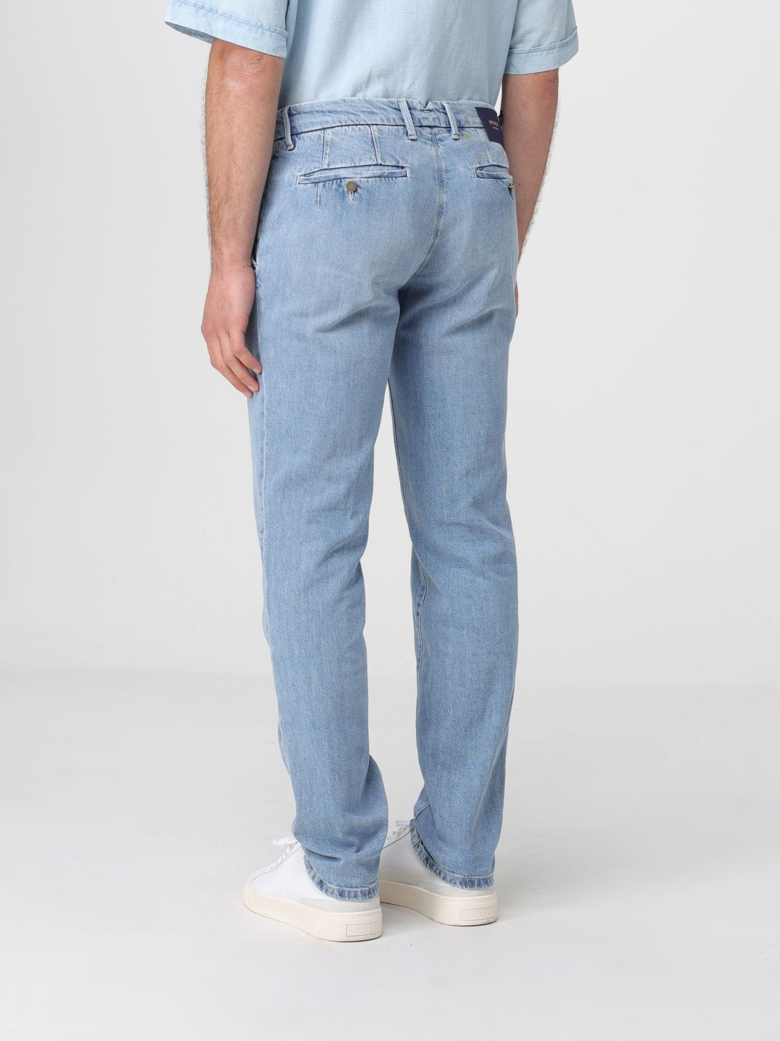 Pants Men color Blue