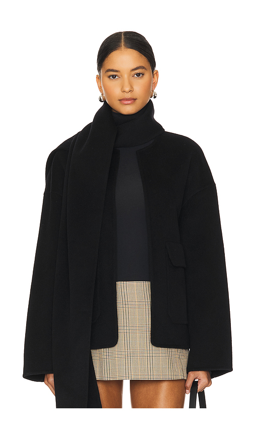 Rue Sophie Jardin Scarf Jacket in Black. M also in S, XS