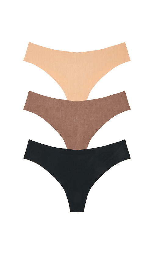 Commando Butter Thong 3 Pack in Neutral. - M also in L, S