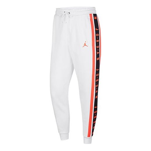 Men's Air Fleece Casual White Long Pants/Trousers