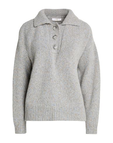 Woman Sweater Grey Size S Alpaca wool, Virgin Wool