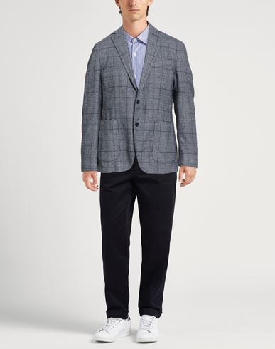 L. b.m. 1911 Man Blazer Navy Size 34 Cotton, Polyester, Polyamide