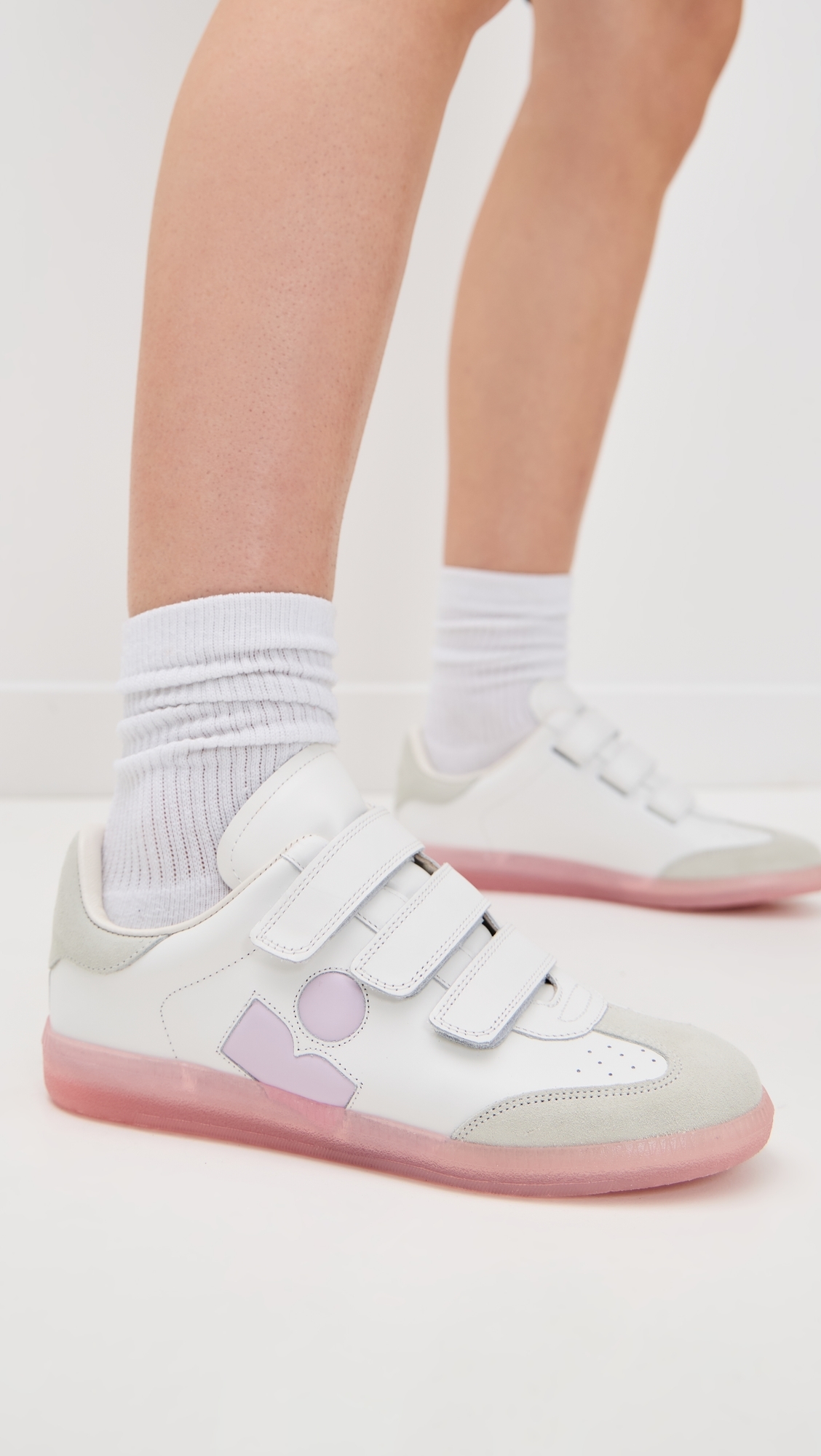 Isabel Marant Beth Sneakers White/Lilac