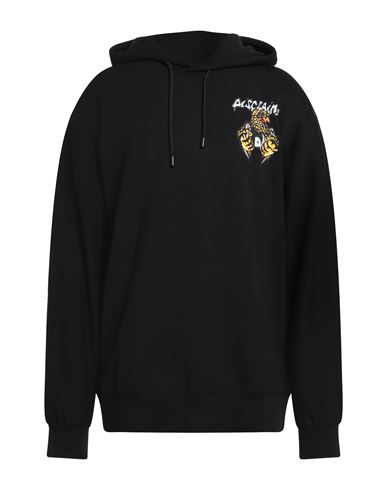 Man Sweatshirt Black Size XXL Cotton