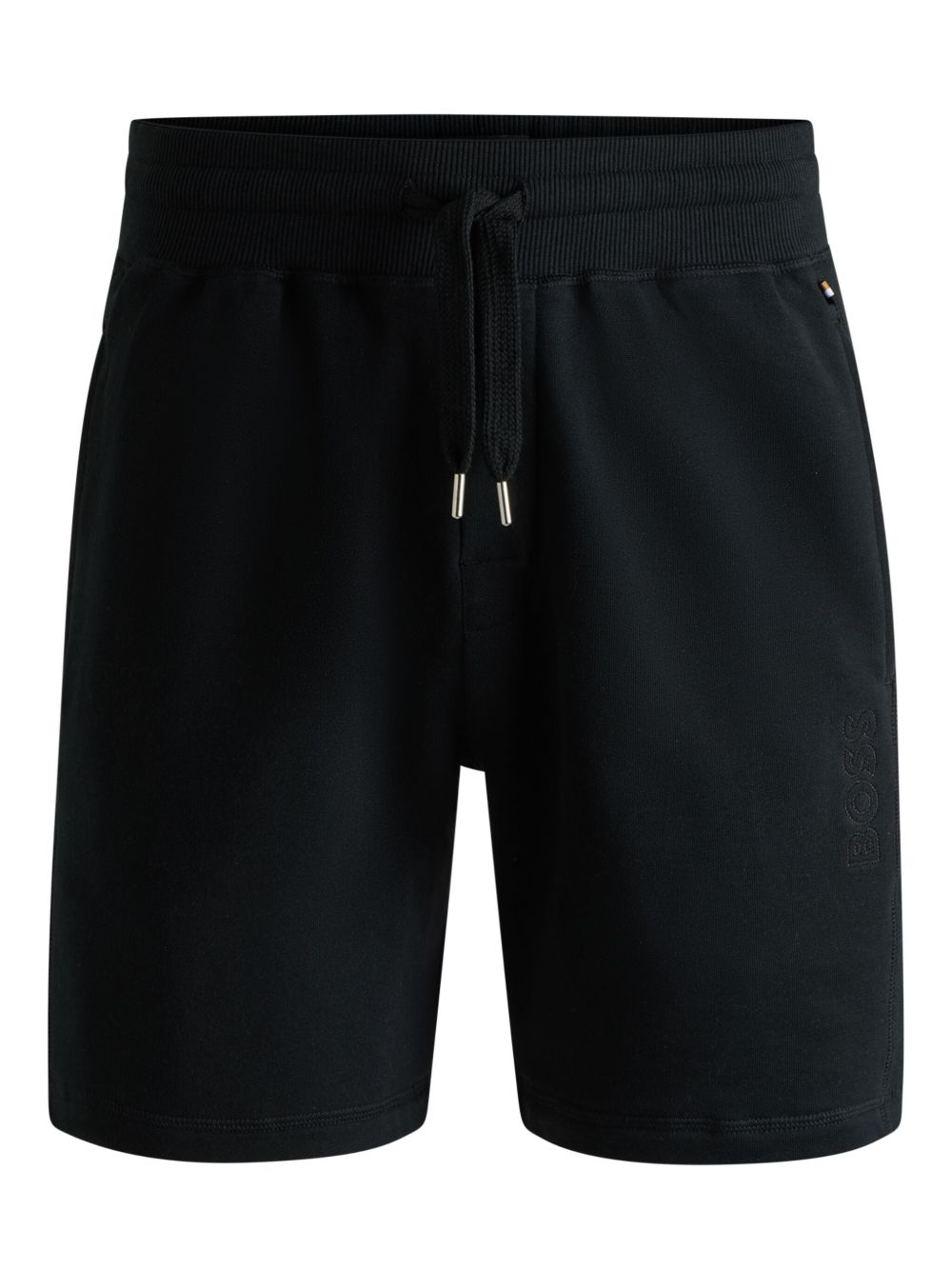 Drawstring-waist shorts - Black