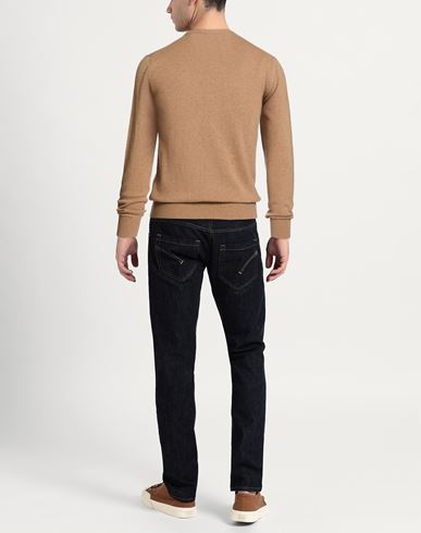 Man Sweater Camel Size 36 Cashmere