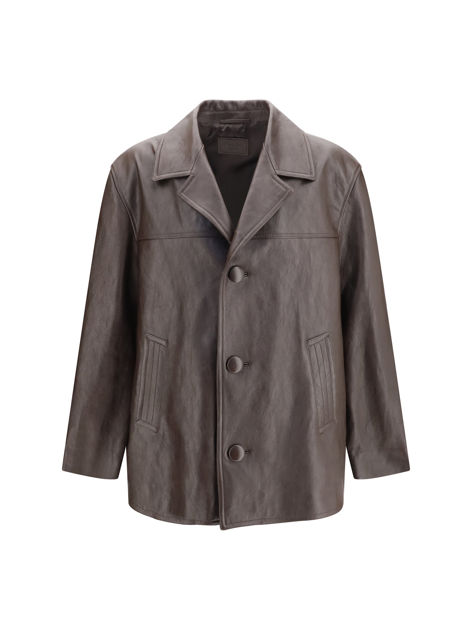 Caban Coat — Brown