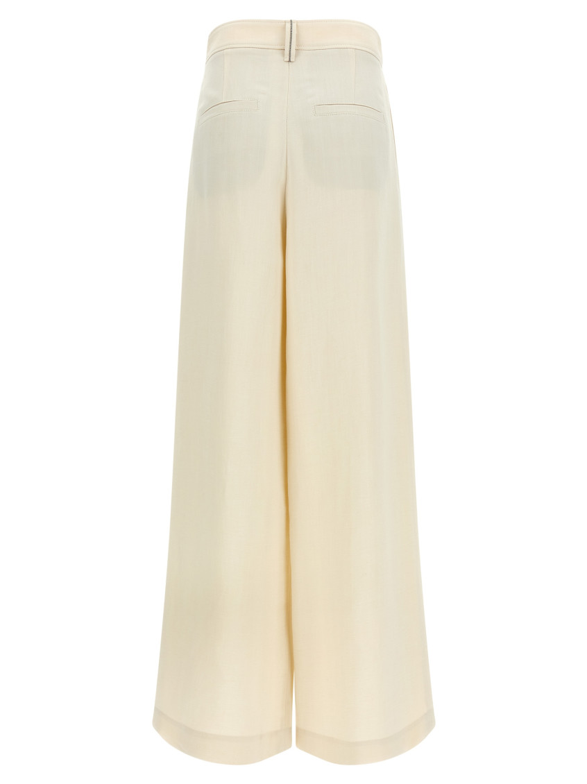 Crossed Pants White