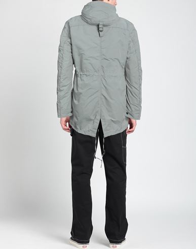 Man Coat Light grey Size L Nylon