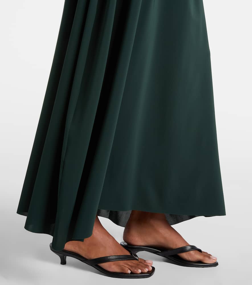 Oda jersey crêpe maxi dress