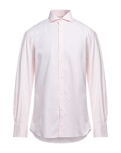 Man Shirt Light pink Size XXL Cotton