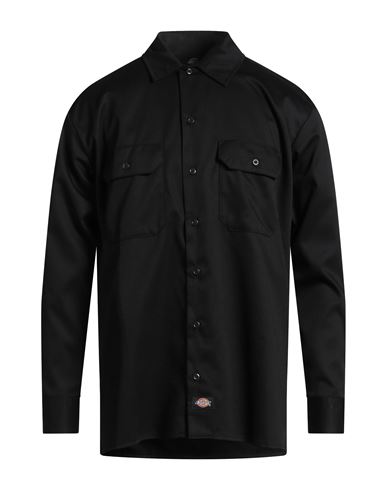 Icons Man Shirt Black Size XXL Polyester, Cotton