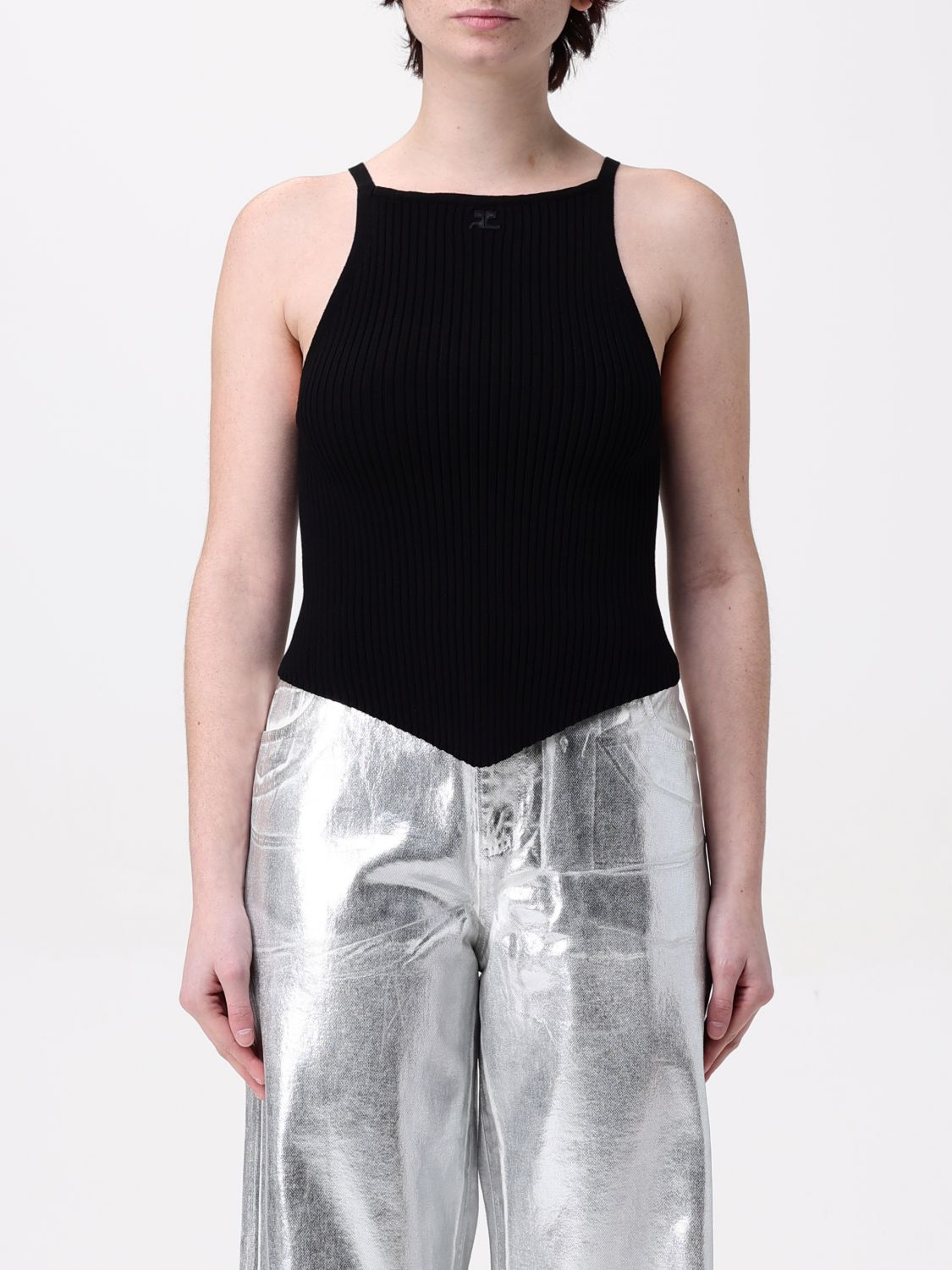 Top COURRÈGES Woman color Black