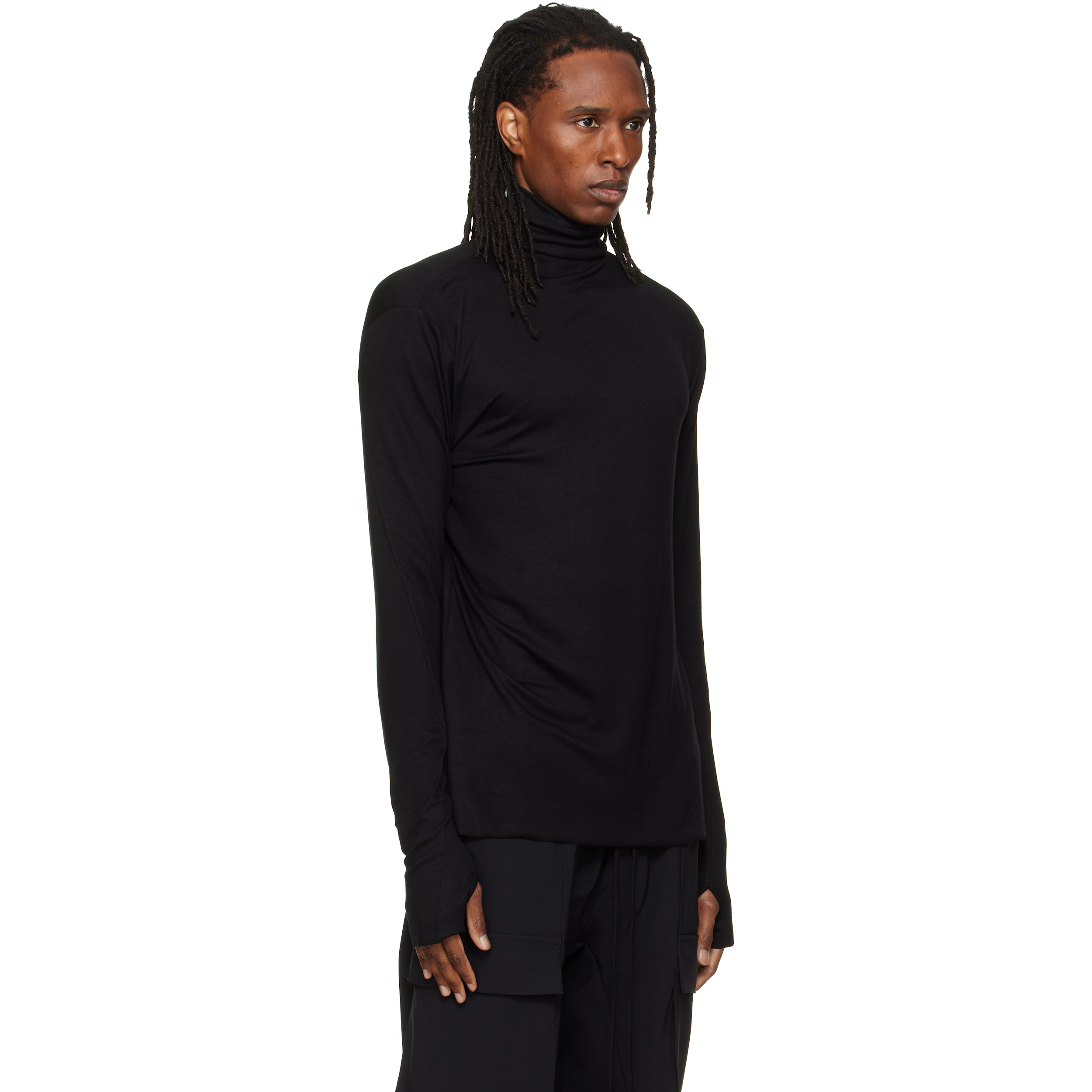 Black TS 1003 Turtleneck