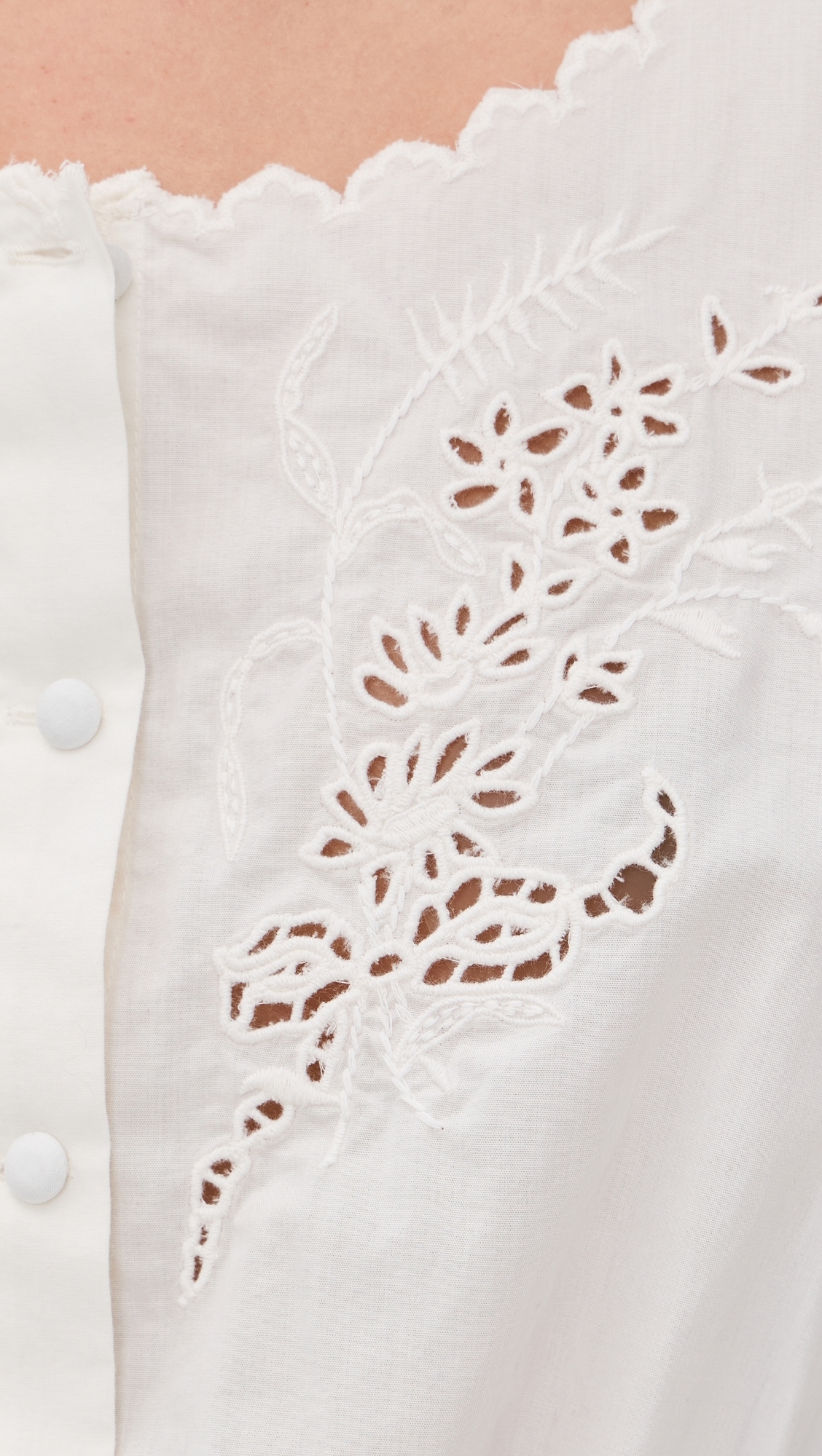 Jerry Tank Blouse Vintage White