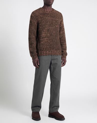 Man Sweater Camel Size 36 Alpaca wool, Synthetic fibers, Baby alpaca wool, Organic cotton, Merino Wool