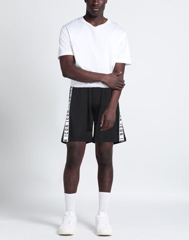 Man Shorts & Bermuda Shorts Black