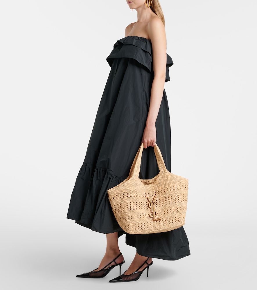 Icare Medium raffia tote bag