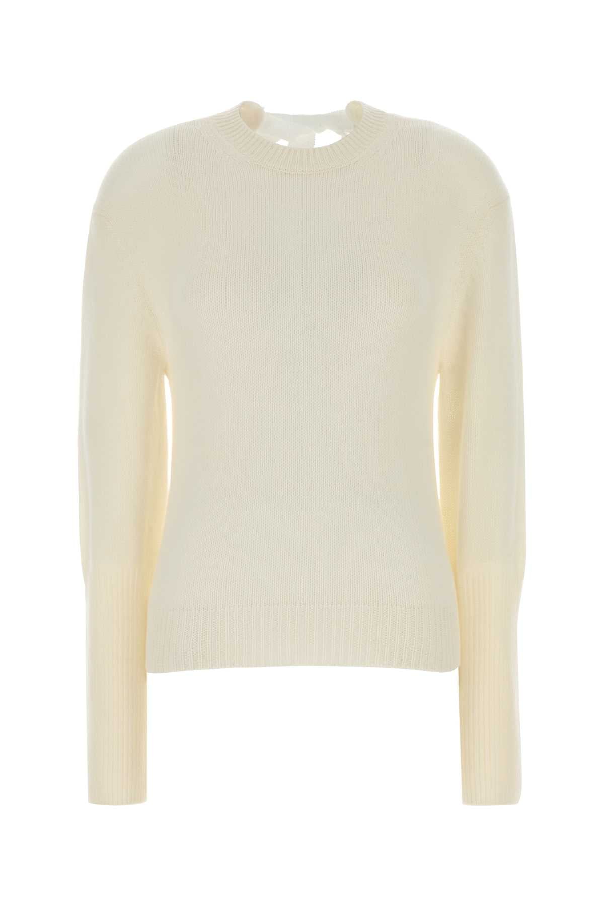 Girocollo Sweater — White