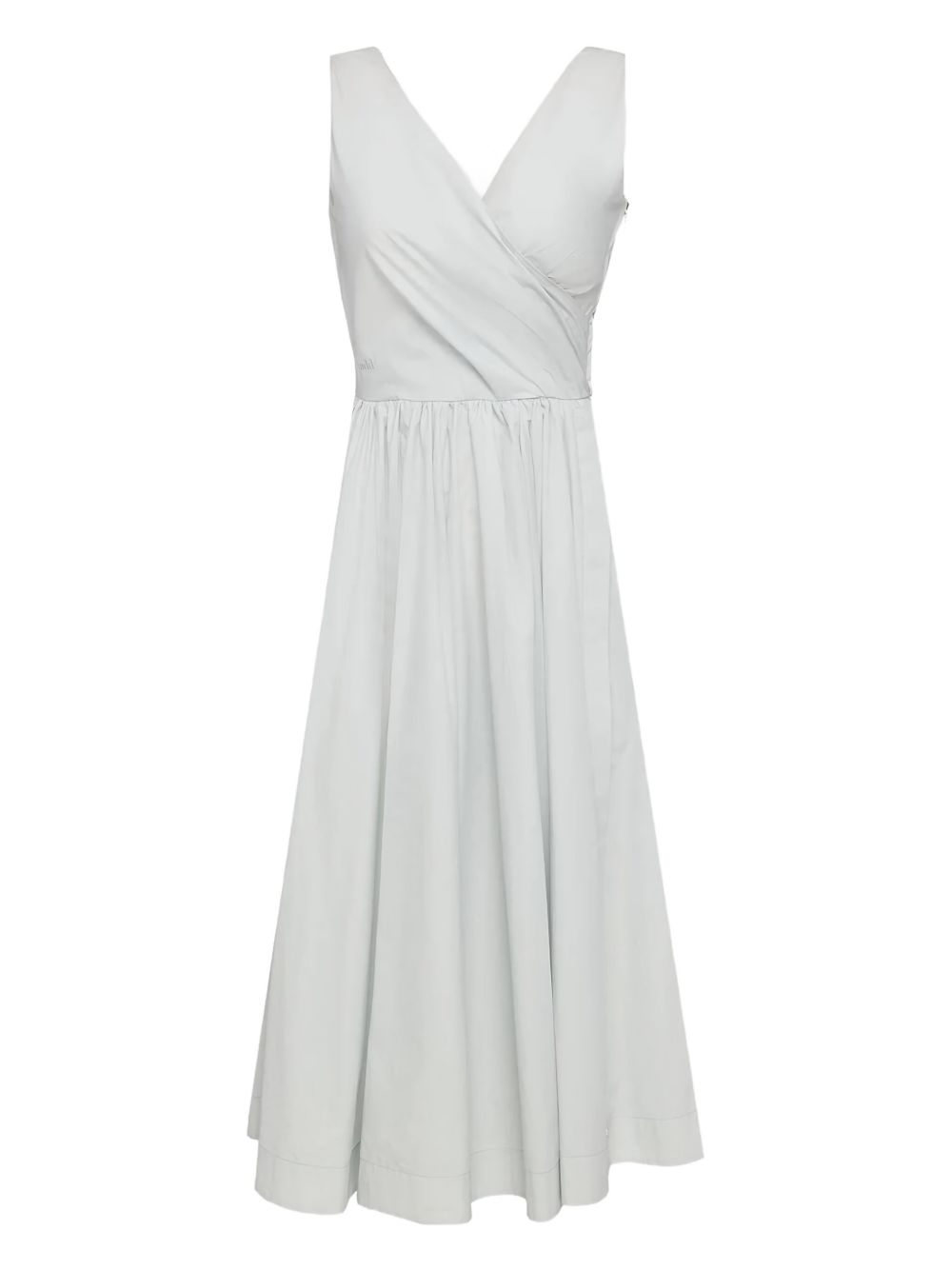Cotton midi dress - Blue