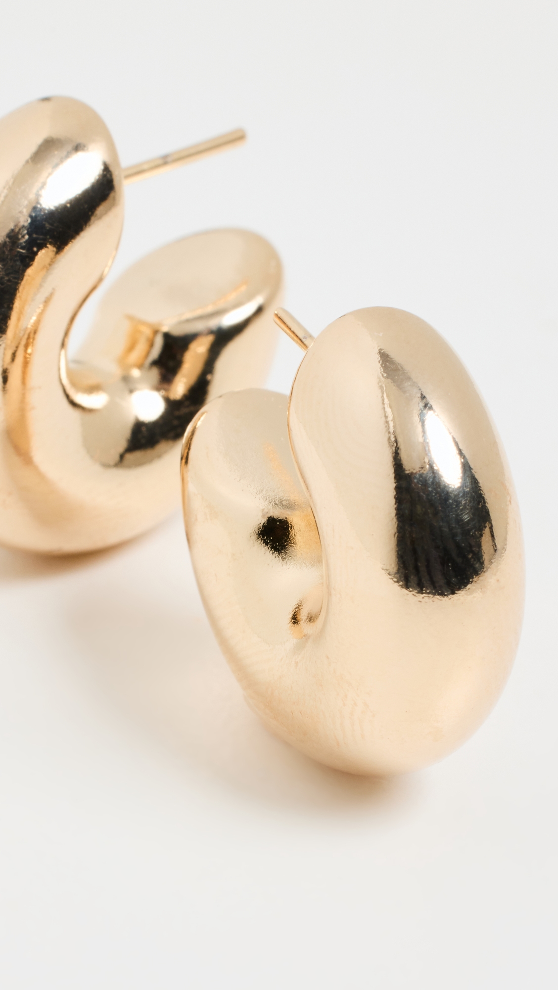 Chubby Hoops Gold One Size