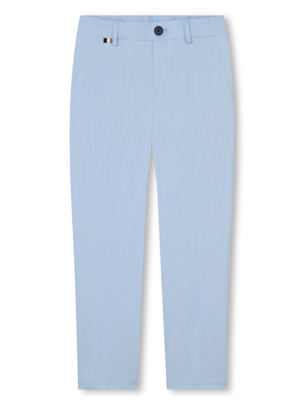 Mid-rise slim-cut trousers - Blue