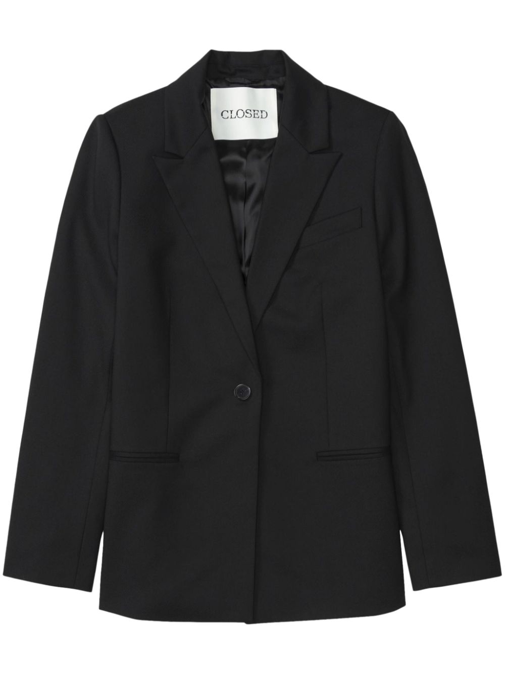 Single-breasted blazer - Black
