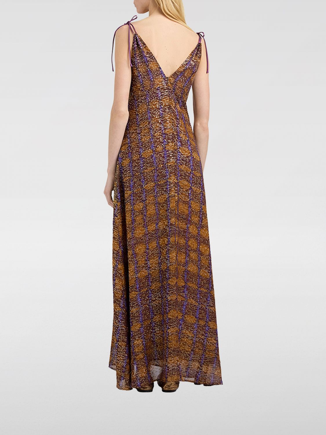 MOMONÌ Dress Woman color Leather