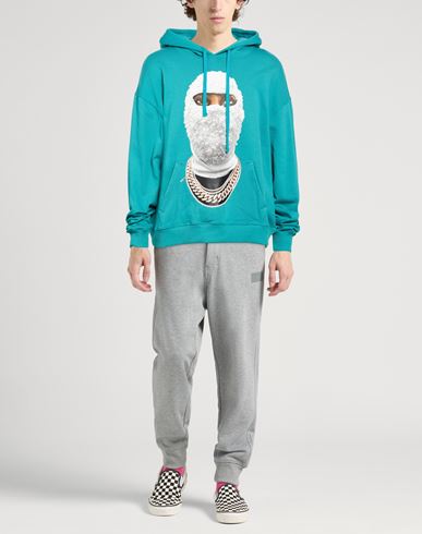 Man Sweatshirt Deep teal Size XL Cotton