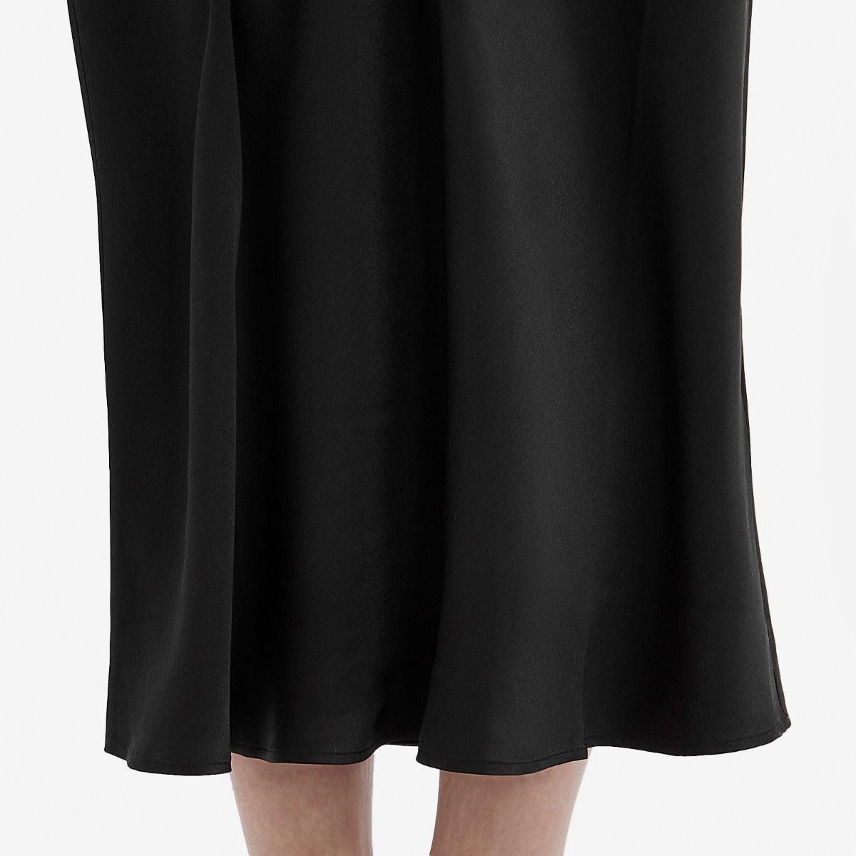 Women's Bar Silk Skirt in Black