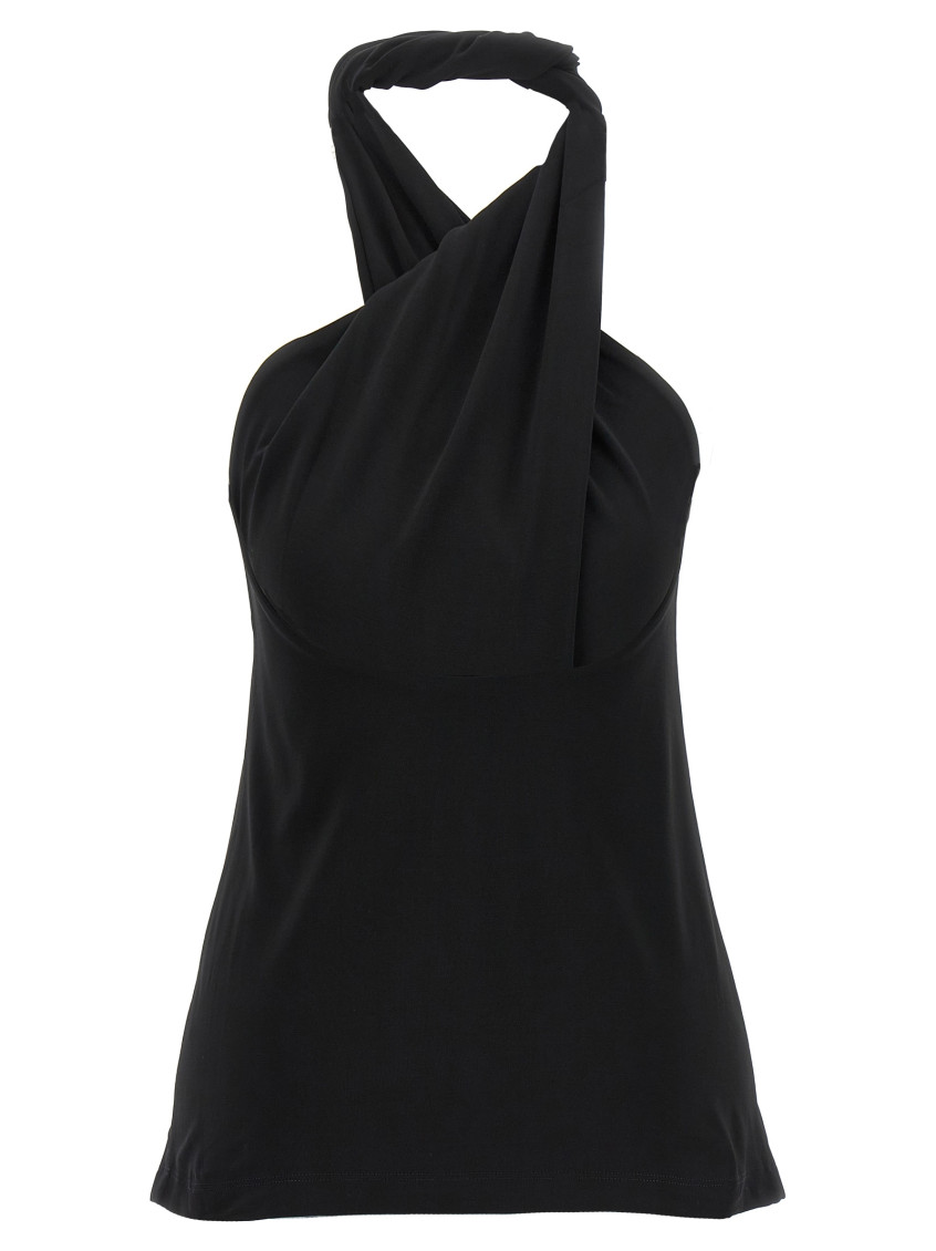 Sleeveless Halterneck Top